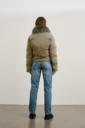 CHARLIE DOWN JACKET - OLIVE GREEN