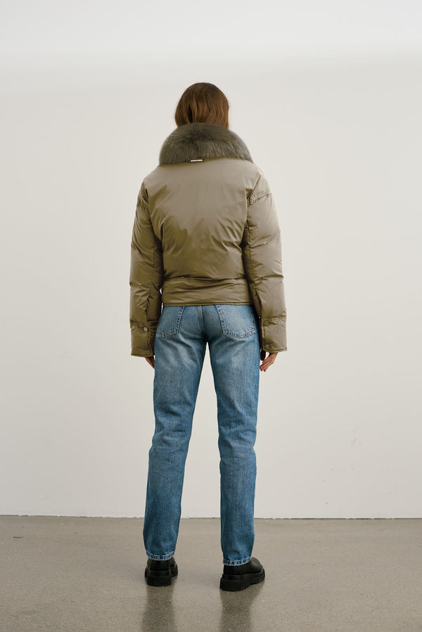 CHARLIE DOWN JACKET - OLIVE GREEN