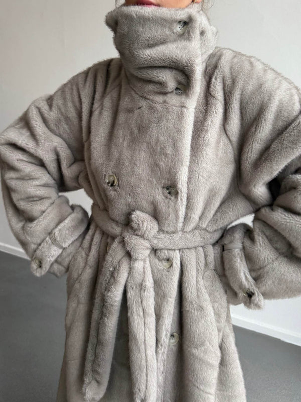 ATLAS COAT - LIGHT GREY