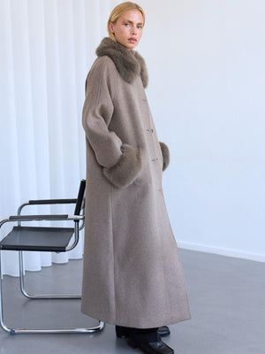SAKO COAT - DARK BEIGE