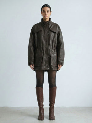 SIMONE JACKET - BROWN