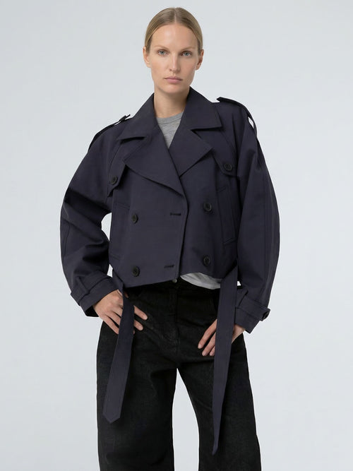 BOBBY CANVAS JACKET - NAVY