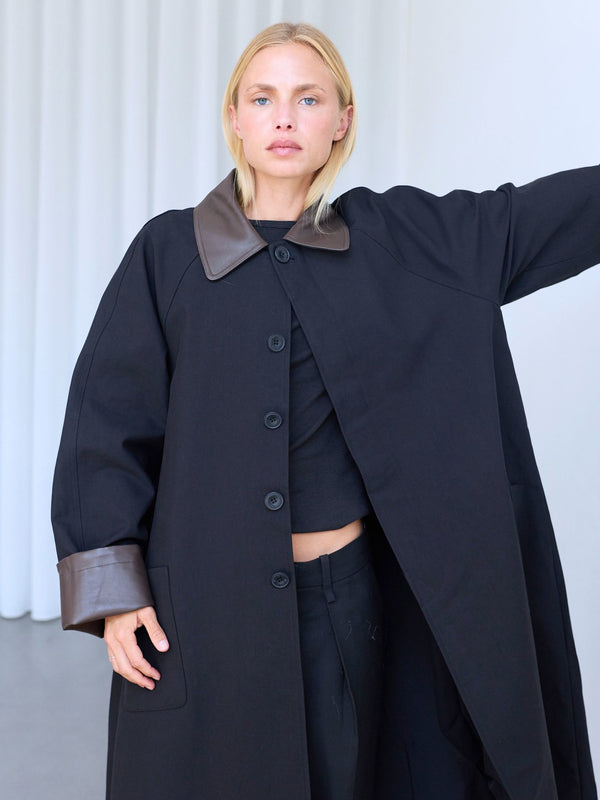 KATY COAT - BLACK