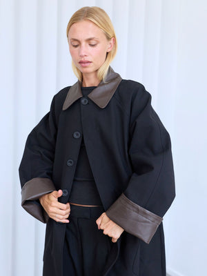 KATY COAT - BLACK