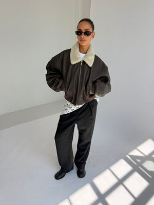 ESTELLE JACKET - BROWN