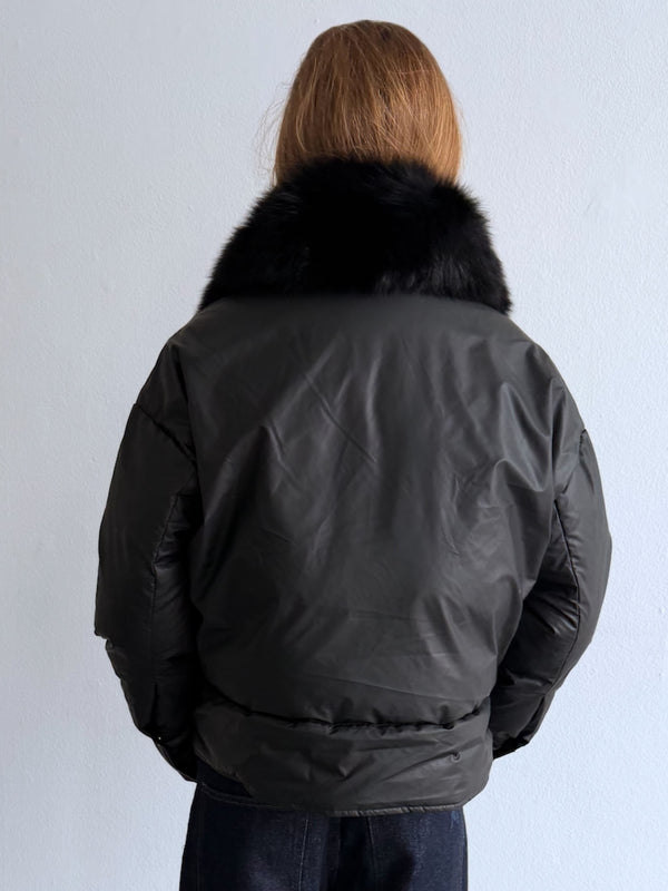 CHARLIE PUFFER JACKET - BLACK