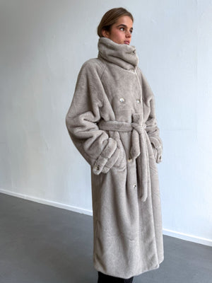 ATLAS COAT - LIGHT GREY