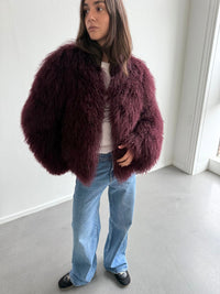 CARLY JACKET - BURGUNDY