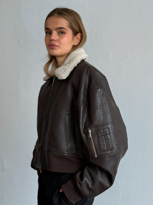 ESTELLE JACKET - BROWN