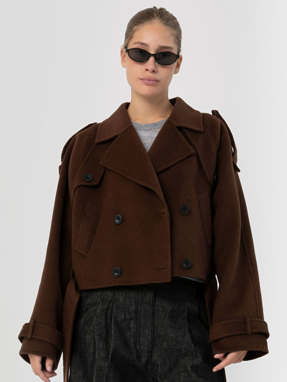 JOHN WOOL JACKET BROWN