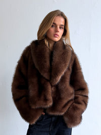 KATHA JACKET - BROWN