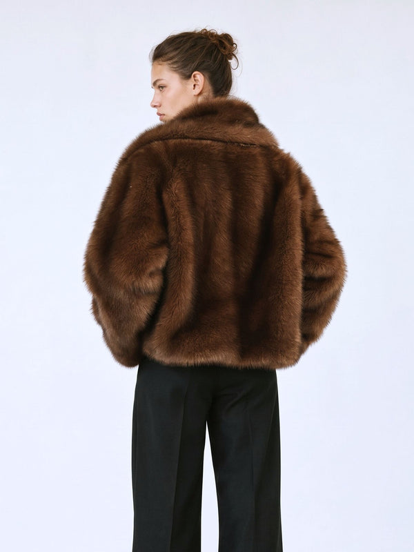 KATHA JACKET - BROWN
