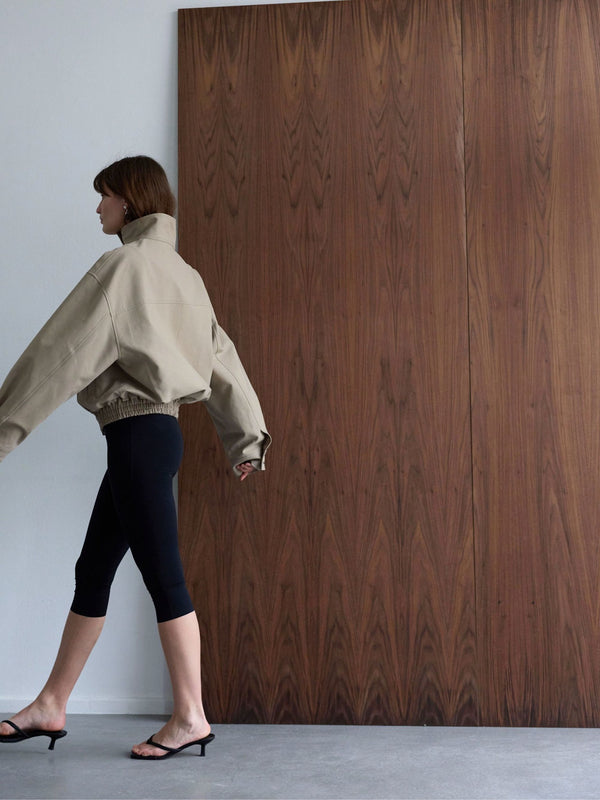 NORI BOMBER JACKET - BEIGE