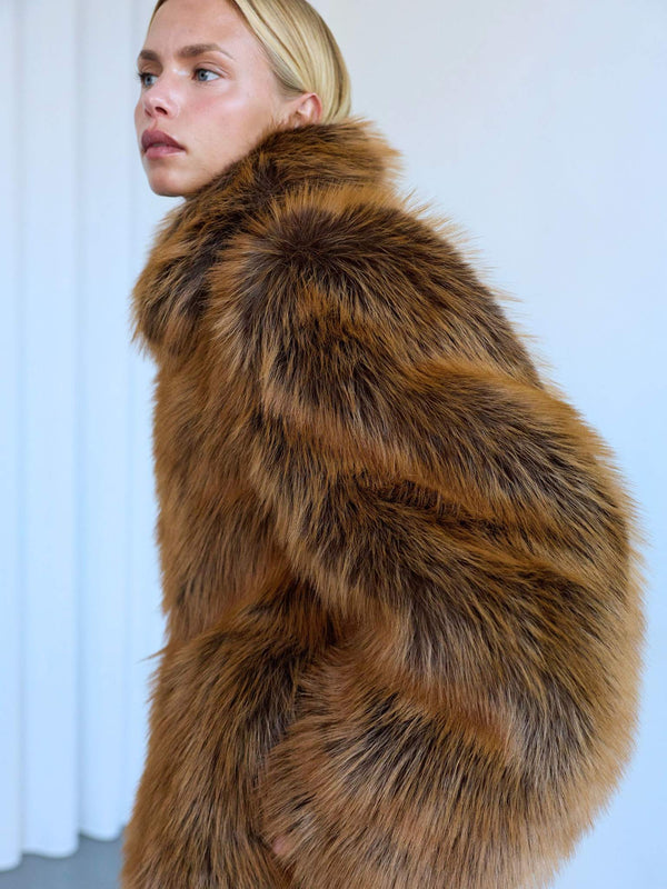 RUMI JACKET - BROWN
