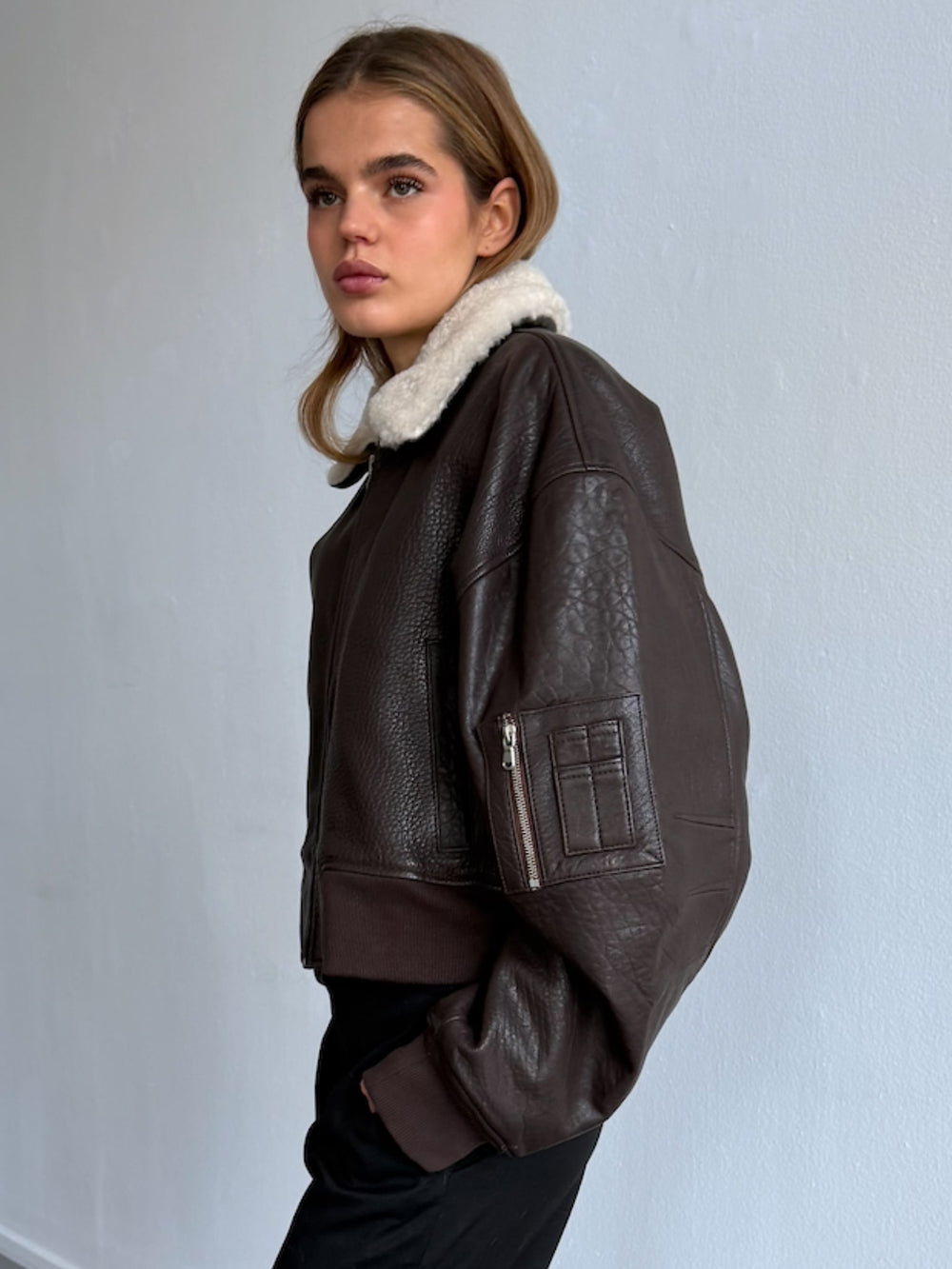 ESTELLE JACKET - BROWN