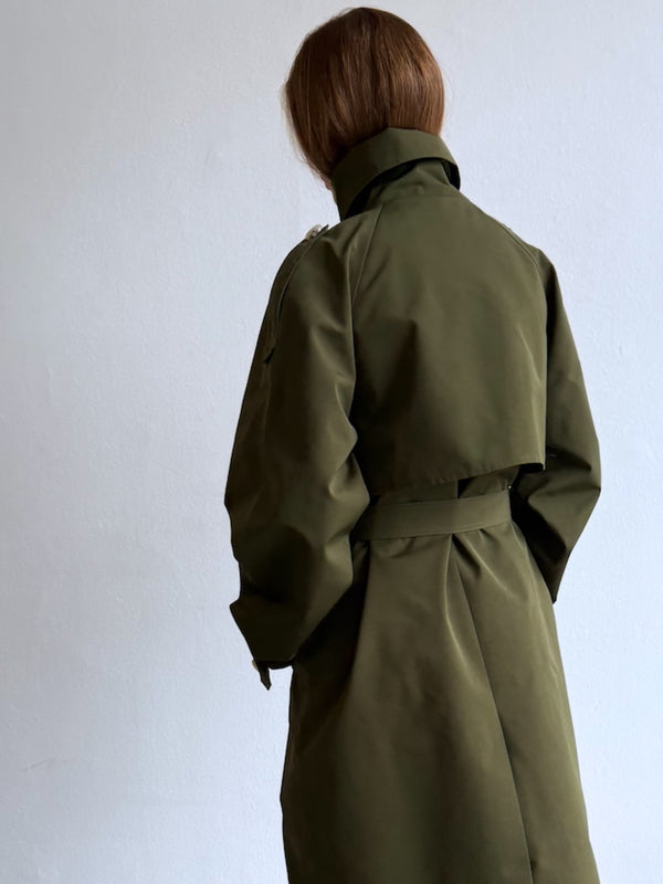 BELLO NYLON COAT - ARMY