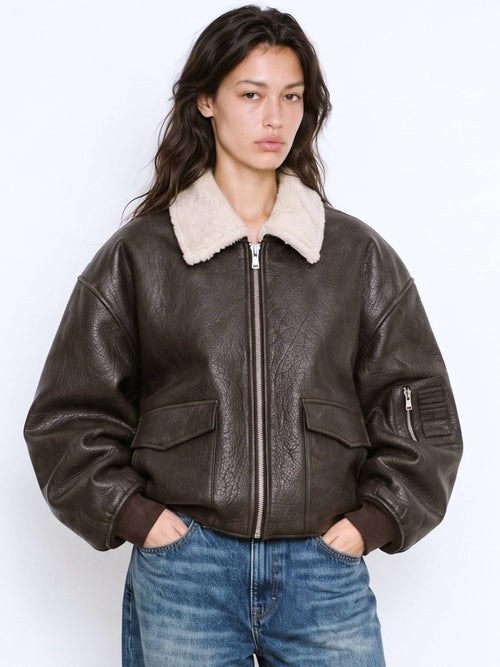 HARLOW JACKET - BROWN