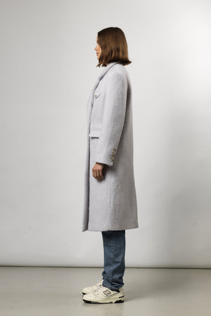 DENVER MOHAIR COAT- LIGHT BLUE