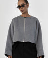 KARLA WOOL JACKET - GREY