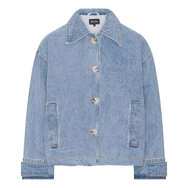 AMY DENIM JACKET - WASHED BLUE