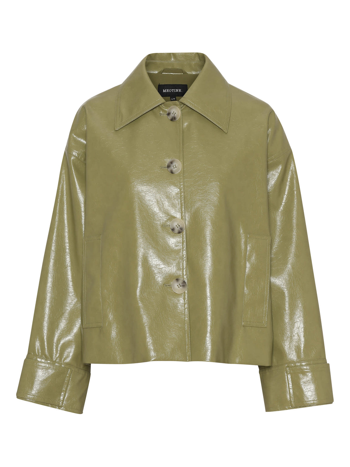 AMY VEGAN JACKET - LIGHT GREEN