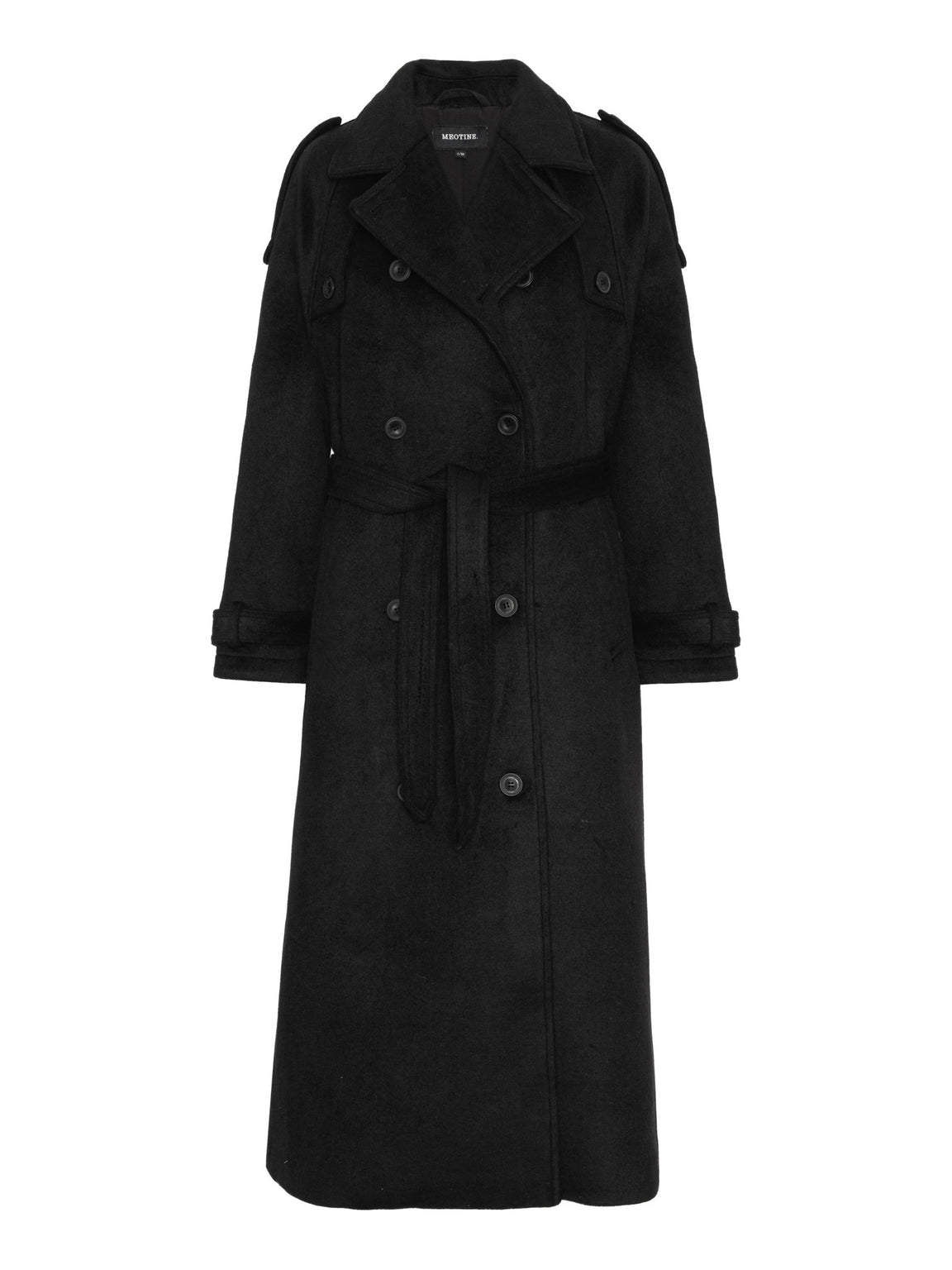 BEA WOOL COAT - BLACK