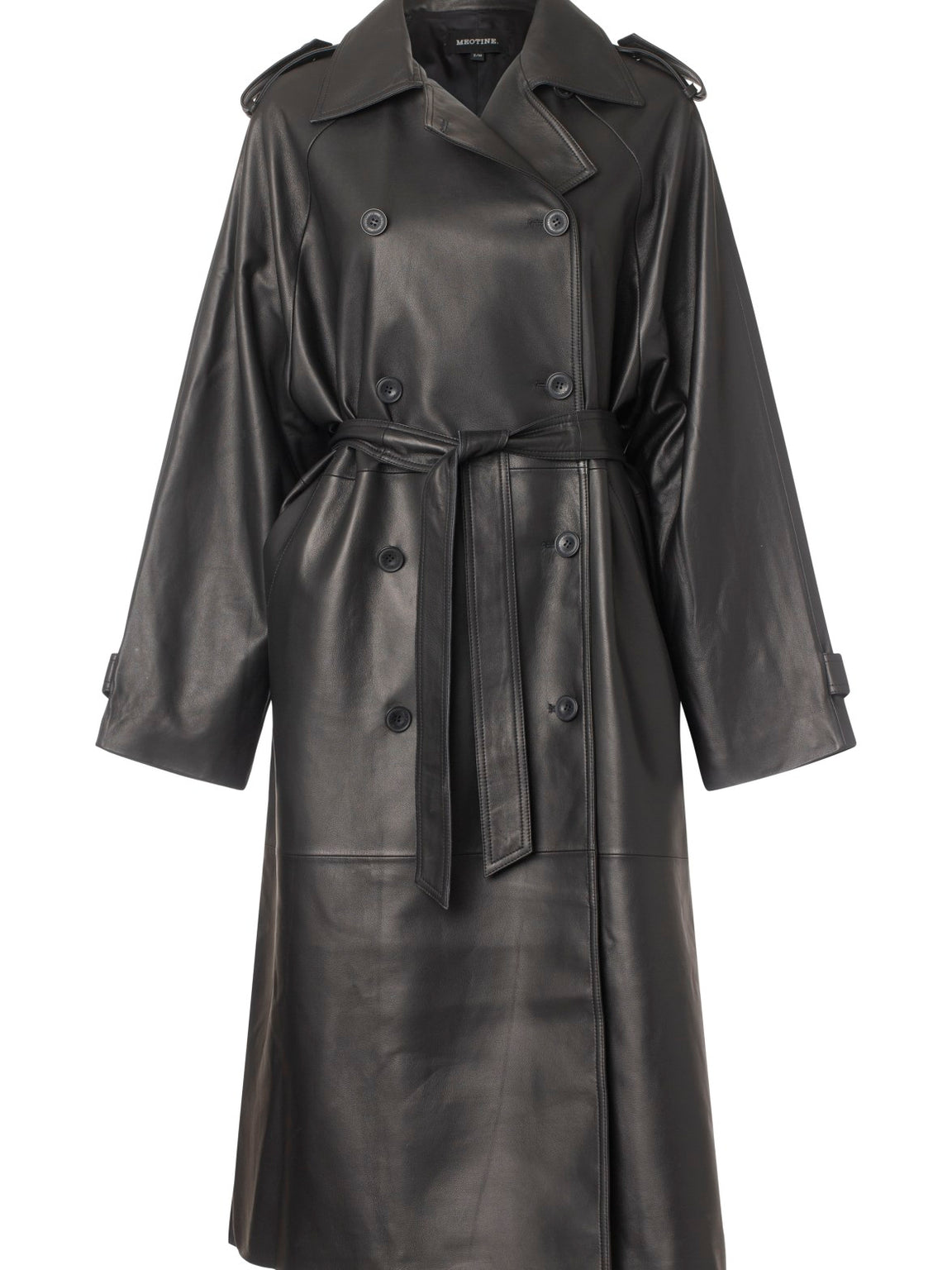 CASSANDRA TRENCHCOAT - BLACK