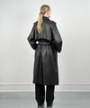 CASSANDRA TRENCHCOAT - BLACK