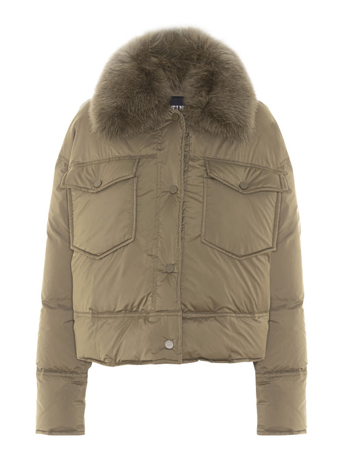 CHARLIE DOWN JACKET - OLIVE GREEN
