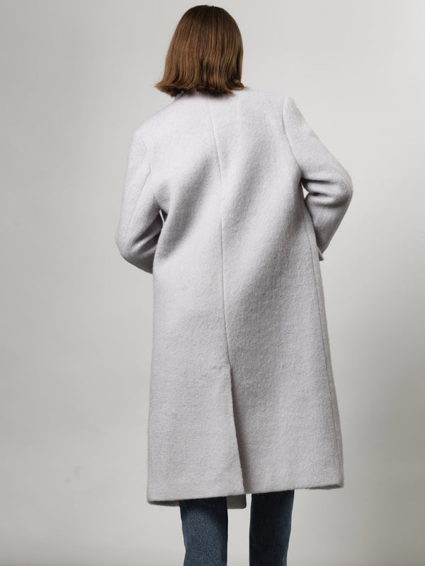 DENVER MOHAIR COAT- LIGHT BLUE
