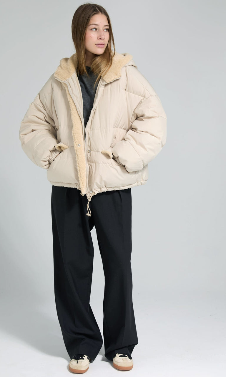 ELLA DOWN JACKET - BEIGE