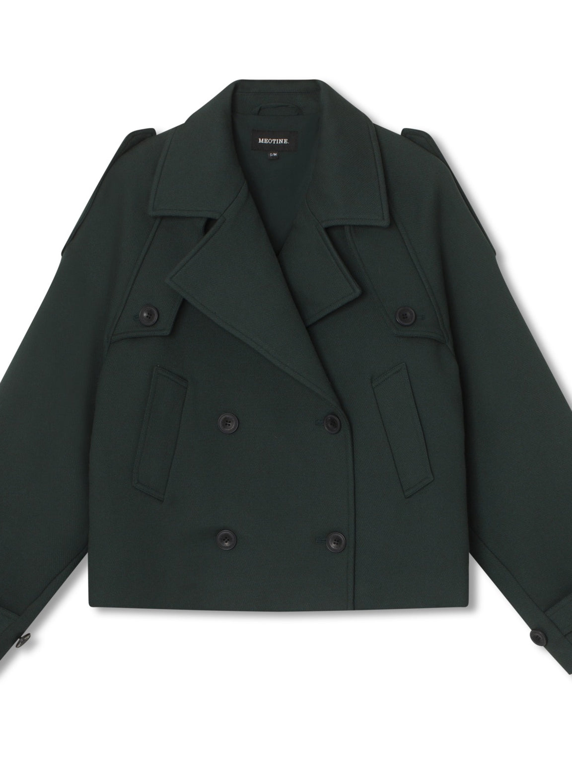 HANNI TWIL JACKET - GREEN