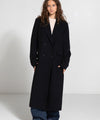 HARVEY LINEN COAT - BLACK