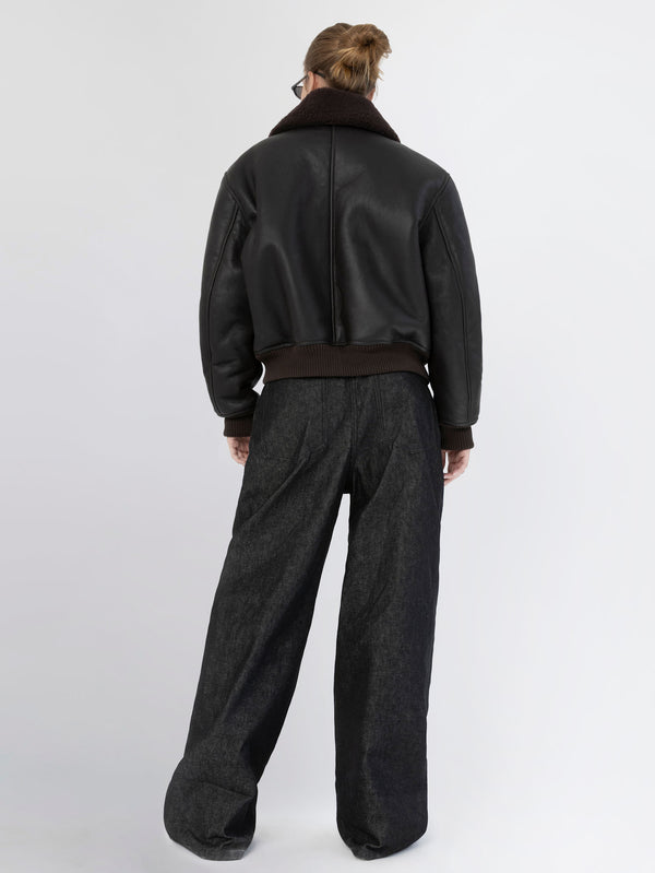 SOHO BOMBER - DARK BROWN