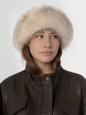 TYE HEADBAND - BEIGE