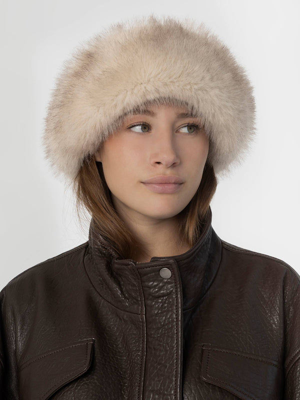 TYE HEADBAND - BEIGE