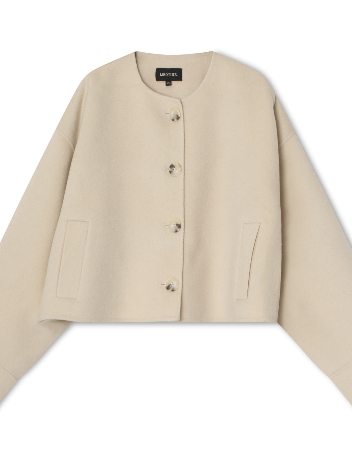 KARLA WOOL JACKET - CREME