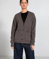 LOLA CARDIGAN KNIT - BROWN