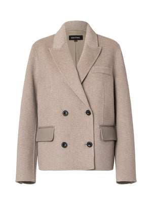MILES WOOL JACKET - BEIGE