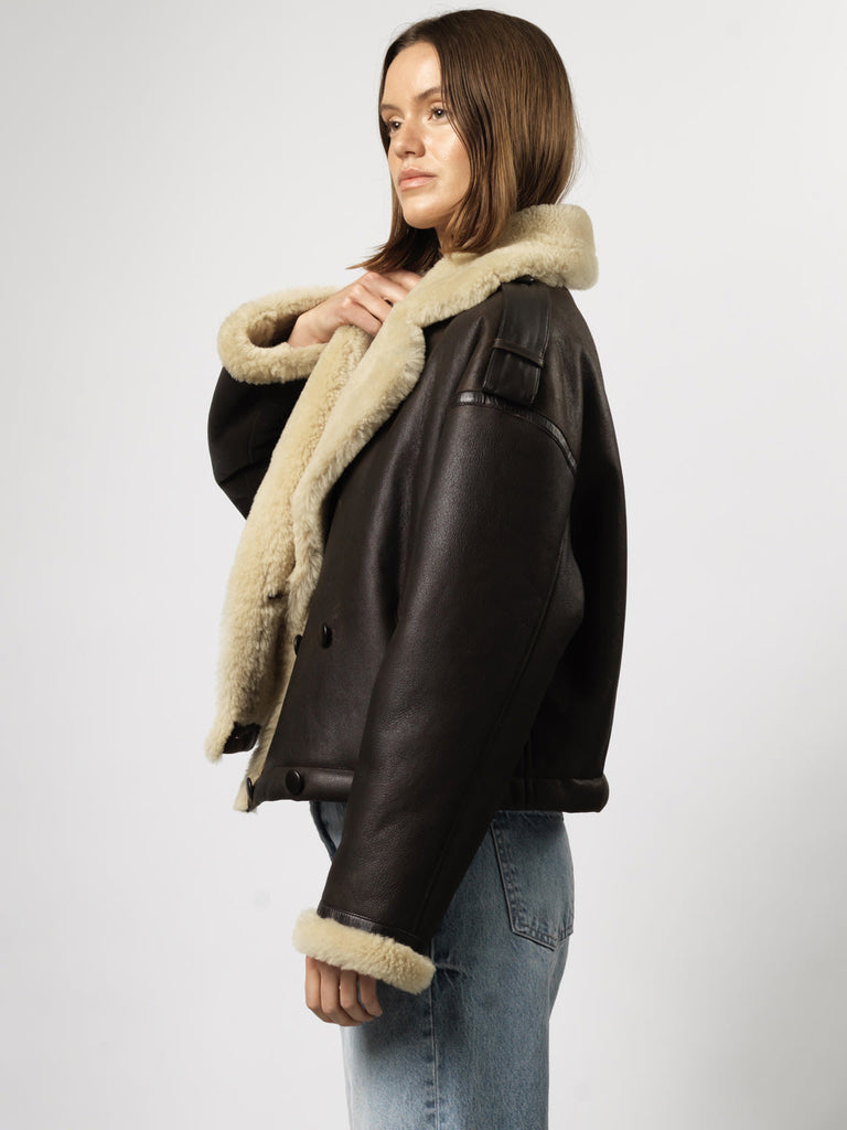 MARLEY JACKET - BROWN