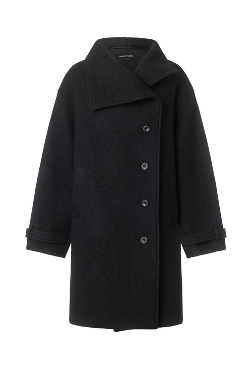 NOLA WOOL COAT - BLACK