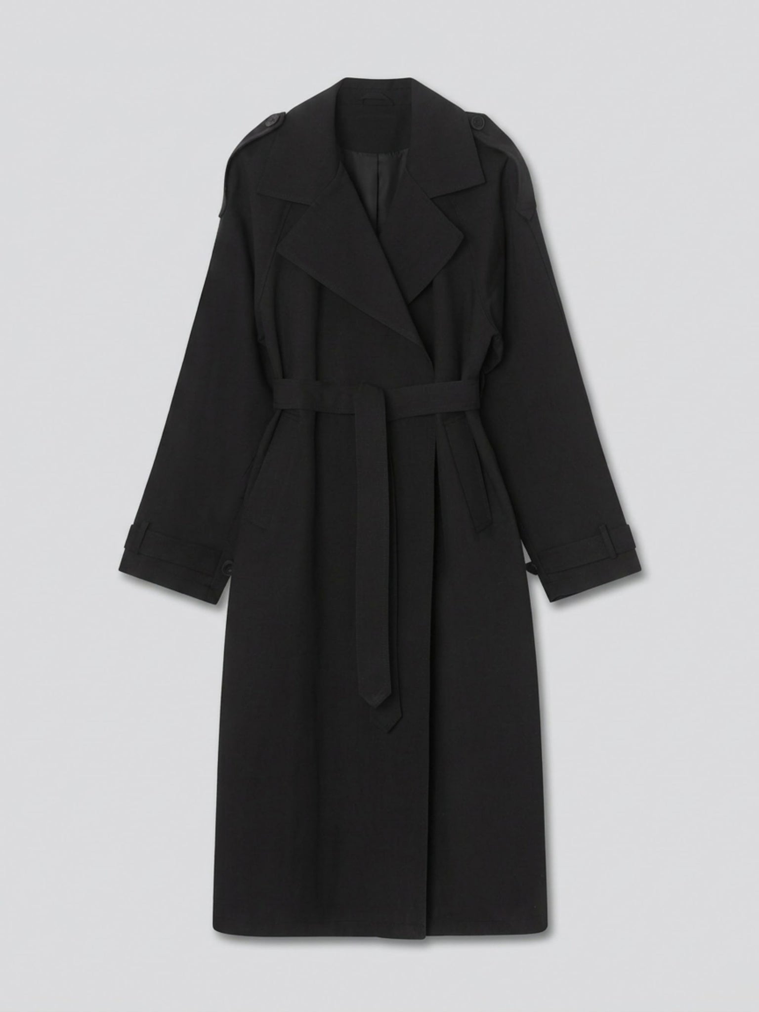RICO CANVAS COAT - BLACK | MEOTINE.