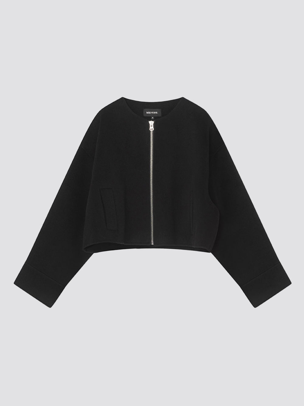KARLA WOOL JACKET - BLACK