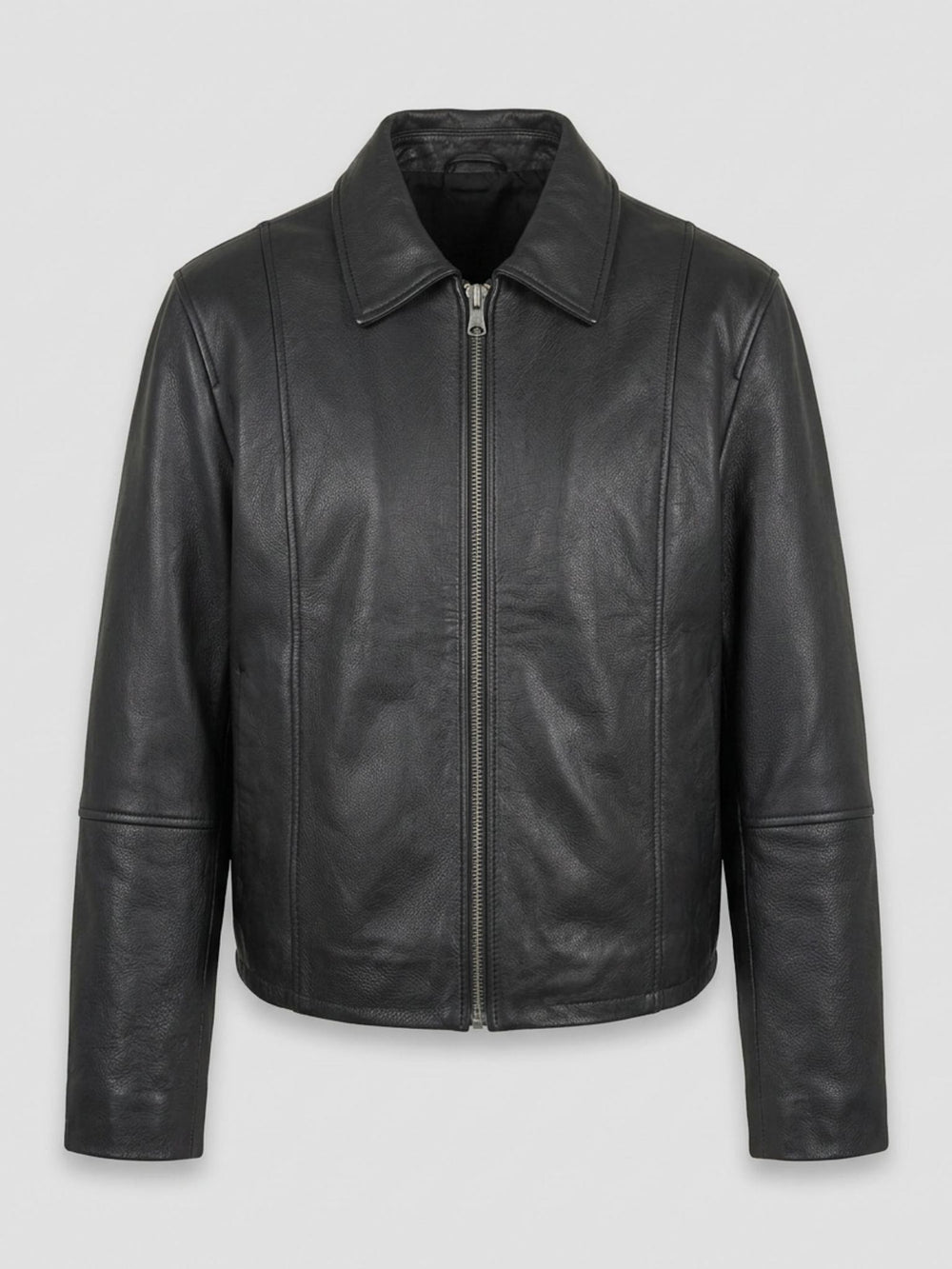 CAROL LEATHER JACKET - BLACK