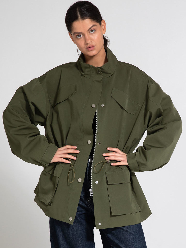 TRACY TECH JACKET - ARMY