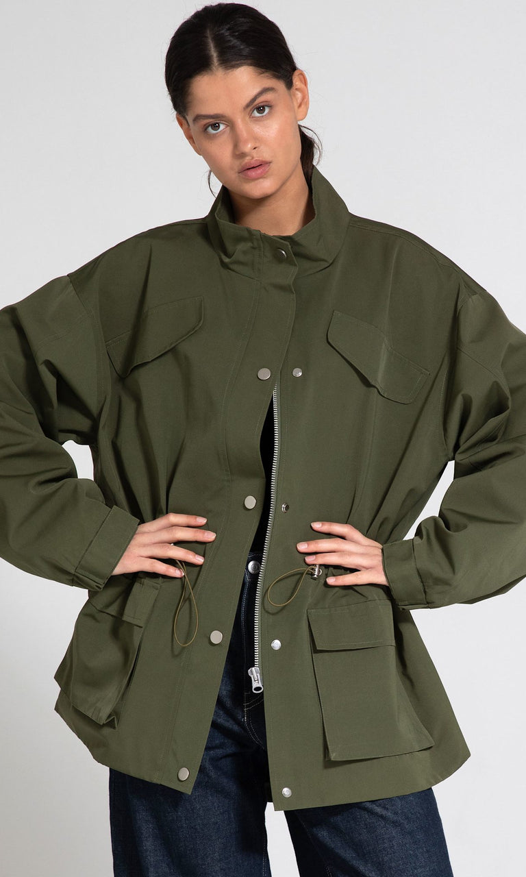TRACY TECH JACKET - ARMY
