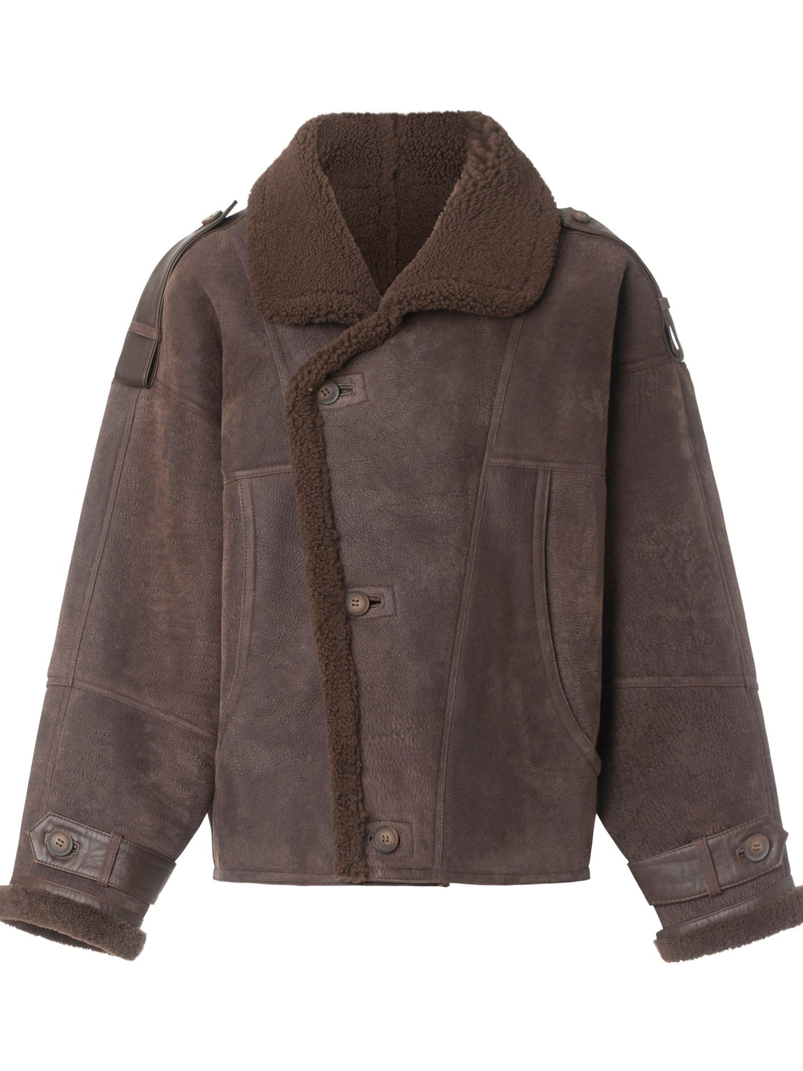 ZOE JACKET - DARK BROWN