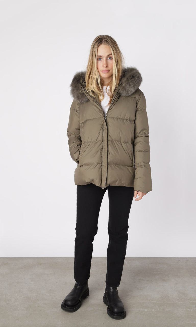 ALVA JACKET - OLIVE GREEN