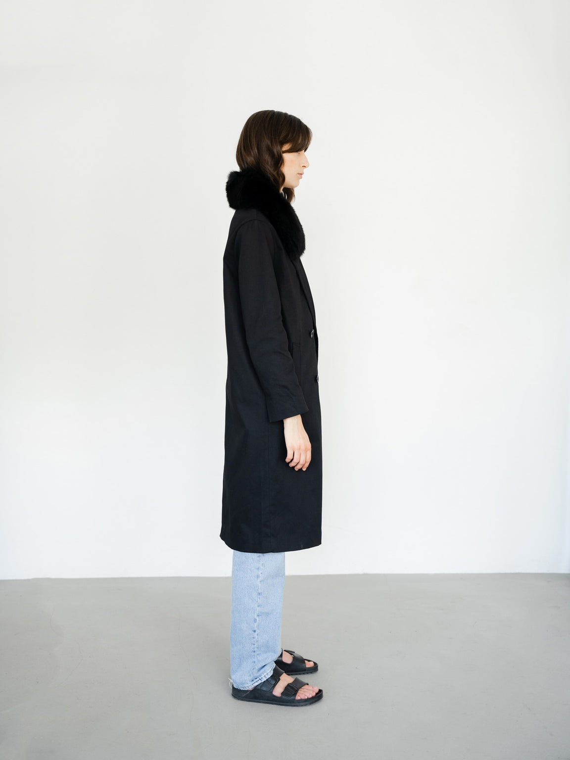 ANNA COAT - BLACK