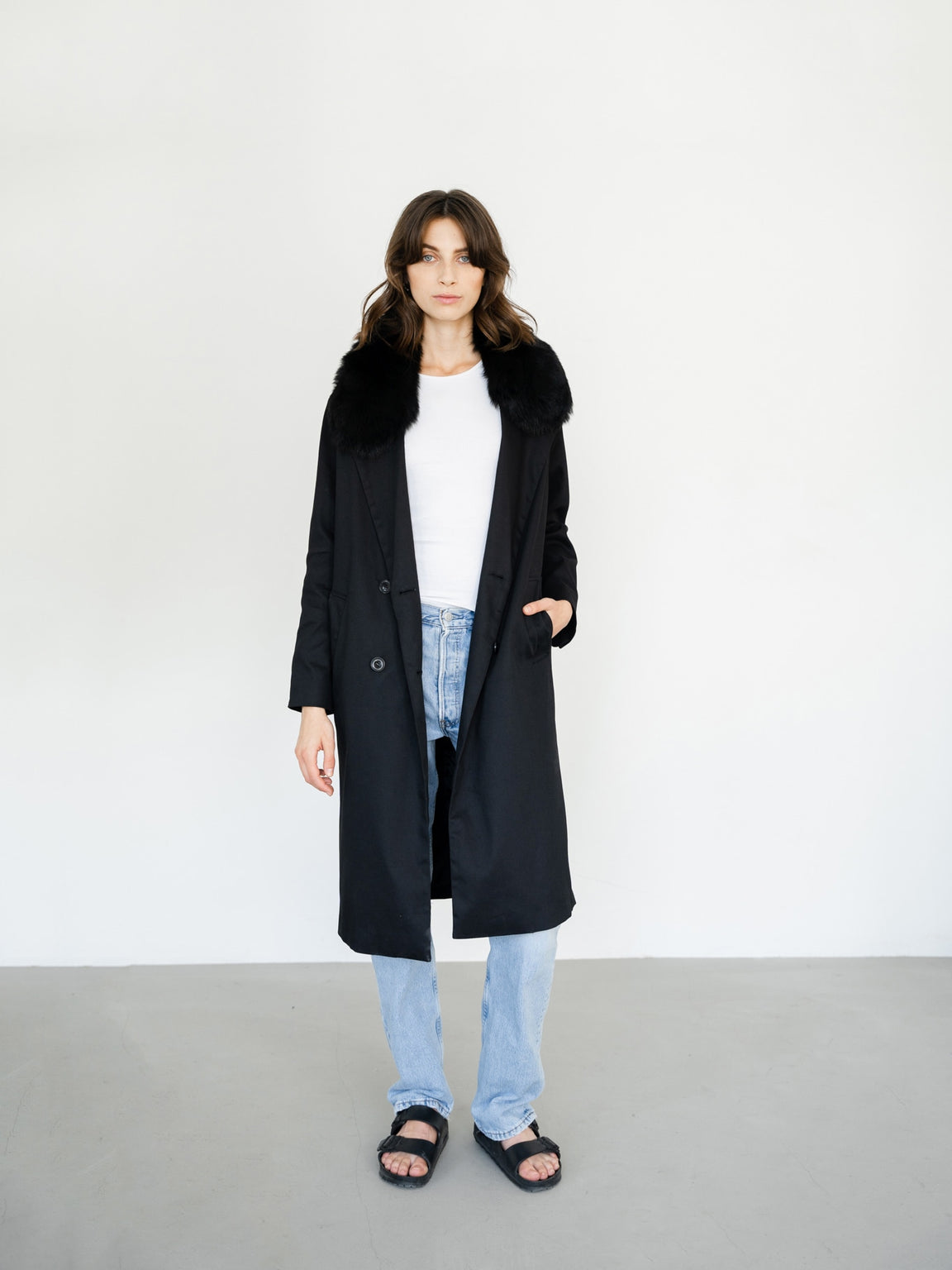 ANNA COAT - BLACK